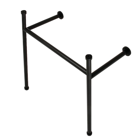 Fauceture Stainless Steel Console Sink Legs, Matte Black VPB28140